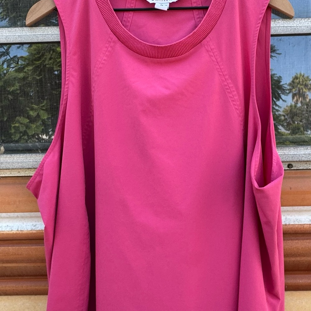 Athleta Pink Sleeveless Tank Top